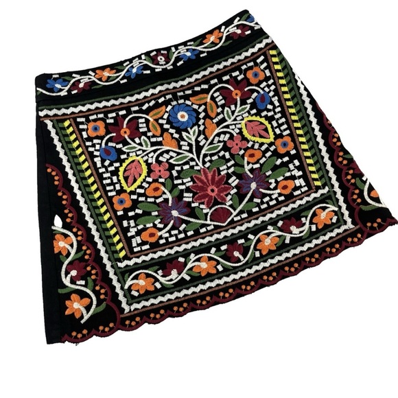 Lulus Black Embroidered Mini Skirt - Picture 11 of 16